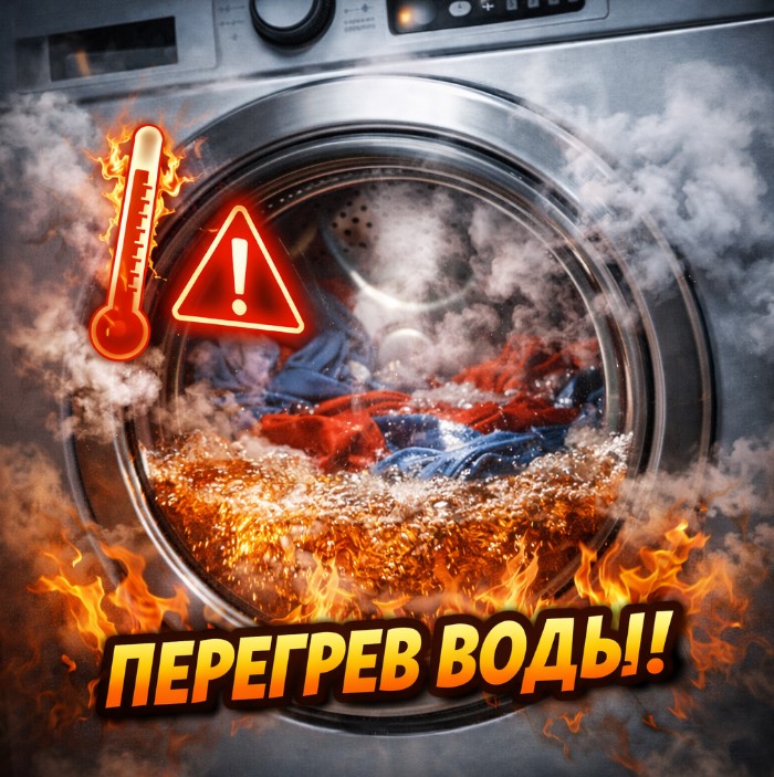 стиральная машина греет воду слишком сильно